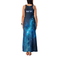 New Zealand Nurses RN Personalised Family Matching Tank Maxi Dress and Hawaiian Shirt Galaxy Stethoscope Maori Motif
