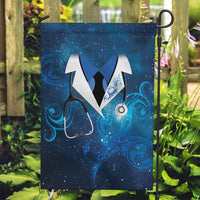New Zealand Nurses RN Garden Flag Galaxy Stethoscope Maori Motif