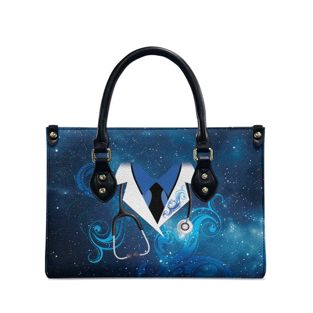 New Zealand Nurses RN Leather Bag Galaxy Stethoscope Maori Motif