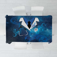 New Zealand Nurses RN Tablecloth Galaxy Stethoscope Maori Motif