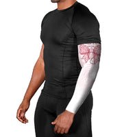 New Zealand Nurses RN Personalised Arm Sleeves Pink Stethoscope Coquette Bow Maori Motif LT9 - Polynesian Pride