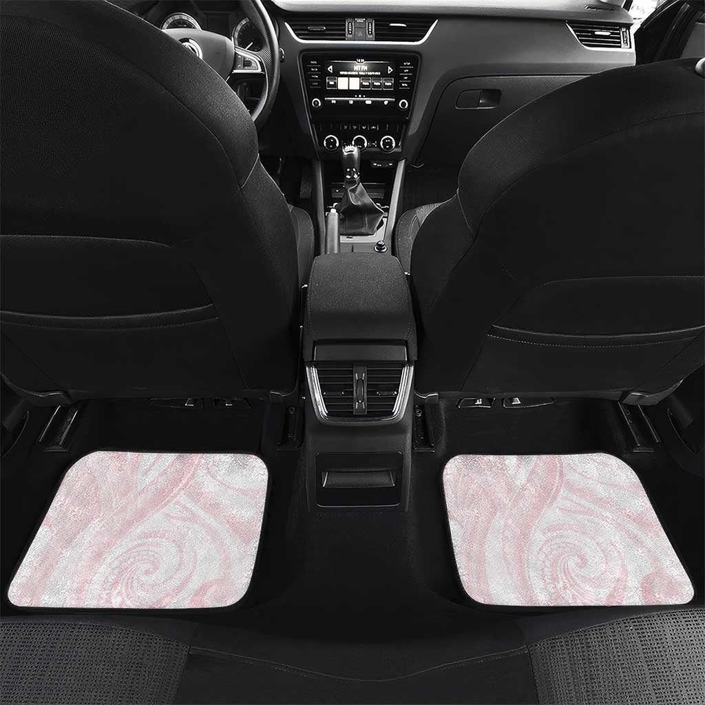 New Zealand Nurses RN Personalised Car Mats Pink Stethoscope Coquette Bow Maori Motif