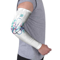 New Zealand Nurses RN Personalised Arm Sleeves Stethoscope Floral Maori Motif LT9 - Polynesian Pride