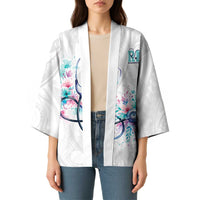 New Zealand Nurses RN Personalised Kimono Stethoscope Floral Maori Motif LT9 - Polynesian Pride