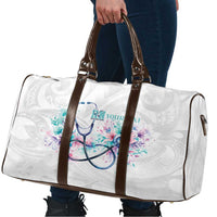 New Zealand Nurses RN Personalised Travel Bag Stethoscope Floral Maori Motif LT9 - Polynesian Pride