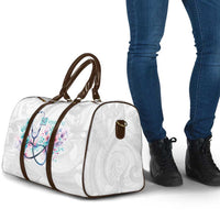 New Zealand Nurses RN Personalised Travel Bag Stethoscope Floral Maori Motif LT9 - Polynesian Pride