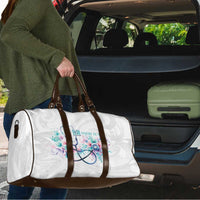 New Zealand Nurses RN Personalised Travel Bag Stethoscope Floral Maori Motif LT9 - Polynesian Pride