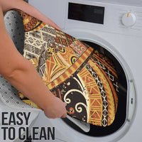 Hawaiian Style Tapa Bathroom Set Vintage Seamless Pattern - Polynesian Pride