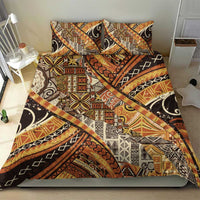 Hawaiian Style Tapa Bedding Set Vintage Seamless Pattern - Polynesian Pride