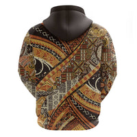 Hawaiian Style Tapa Hoodie Vintage Seamless Pattern - Polynesian Pride