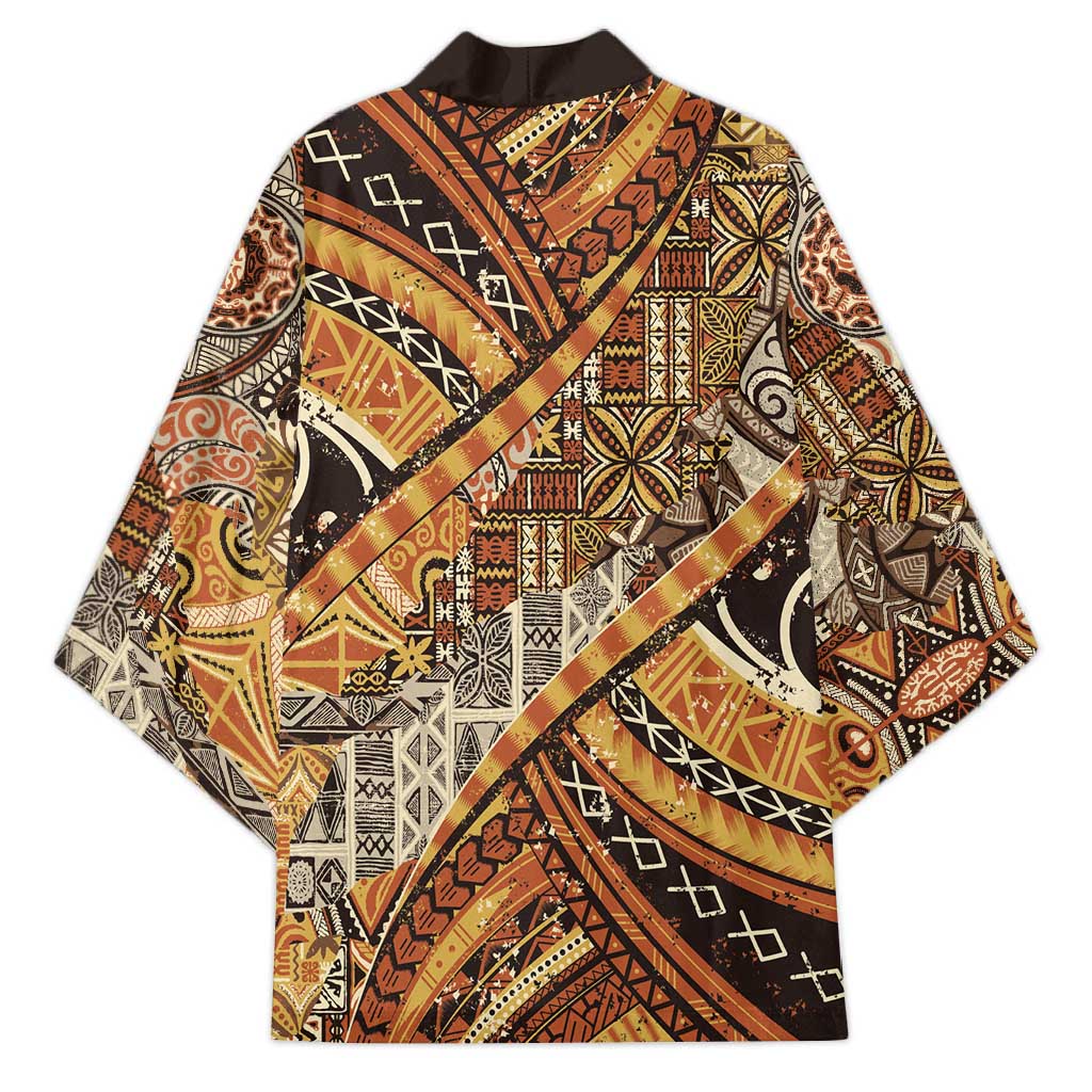 Hawaiian Style Tapa Kimono Vintage Seamless Pattern - Polynesian Pride