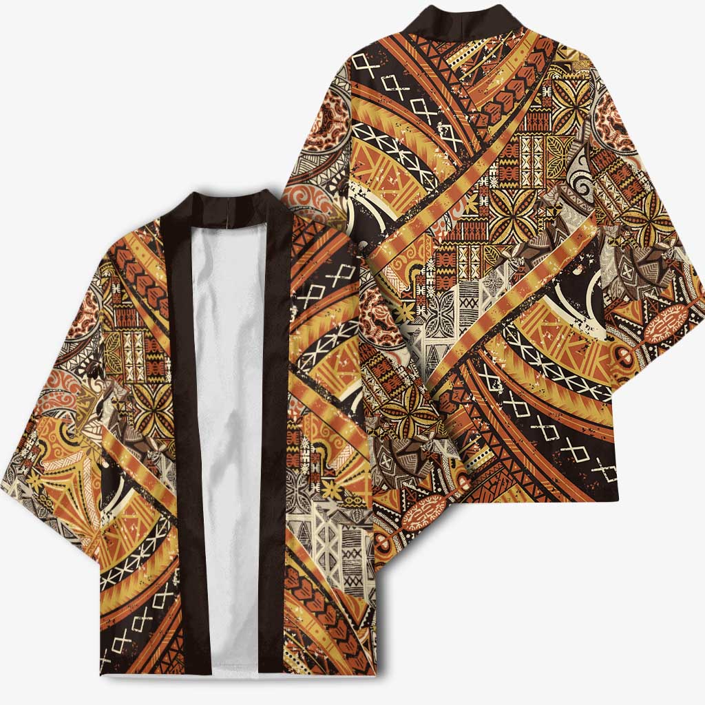 Hawaiian Style Tapa Kimono Vintage Seamless Pattern - Polynesian Pride