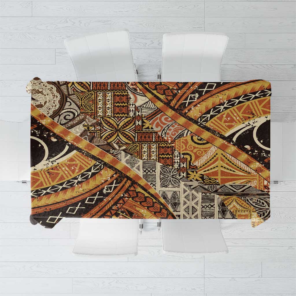 Hawaiian Style Tapa Tablecloth Vintage Seamless Pattern - Polynesian Pride