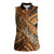 Hawaiian Style Tapa Women Sleeveless Polo Shirt Vintage Seamless Pattern - Polynesian Pride