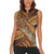 Hawaiian Style Tapa Women Sleeveless Polo Shirt Vintage Seamless Pattern - Polynesian Pride