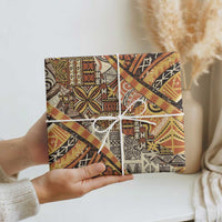 Hawaiian Style Tapa Wrapping Paper Vintage Seamless Pattern - Polynesian Pride