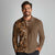 Hawaiian Tribal Elements Hibiscus Long Sleeve Polo Shirt Gold Pattern - Polynesian Pride