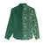 Hawaiian Tribal Elements Hibiscus Women Casual Shirt Green Pattern - Polynesian Pride