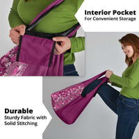 Hawaiian Tribal Elements Hibiscus Grocery Bag Pink Pattern - Polynesian Pride