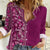 Hawaiian Tribal Elements Hibiscus Women Casual Shirt Pink Pattern - Polynesian Pride