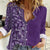 Hawaiian Tribal Elements Hibiscus Women Casual Shirt Purple Pattern - Polynesian Pride