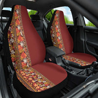Hawaiian Tribal Elements Hibiscus Car Seat Cover Red Pattern - Polynesian Pride