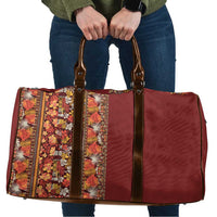 Hawaiian Tribal Elements Hibiscus Travel Bag Red Pattern - Polynesian Pride