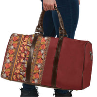 Hawaiian Tribal Elements Hibiscus Travel Bag Red Pattern - Polynesian Pride