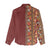 Hawaiian Tribal Elements Hibiscus Women Casual Shirt Red Pattern - Polynesian Pride