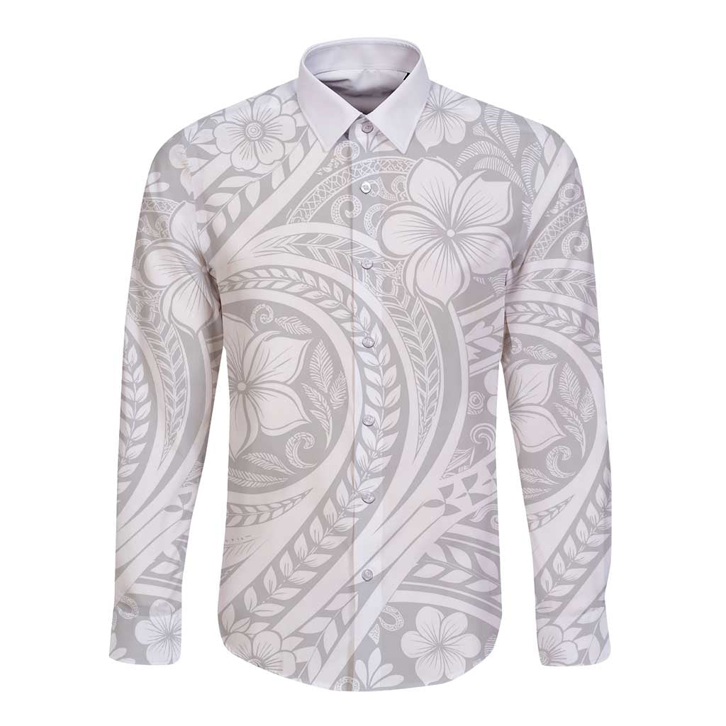 Lotu Tamaiti Samoan Polynesian Tribal Long Sleeve Button Shirt - Polynesian Pride