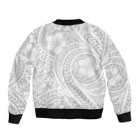 Lotu Tamaiti Samoan Polynesian Tribal Sleeve Zip Bomber Jacket - Polynesian Pride