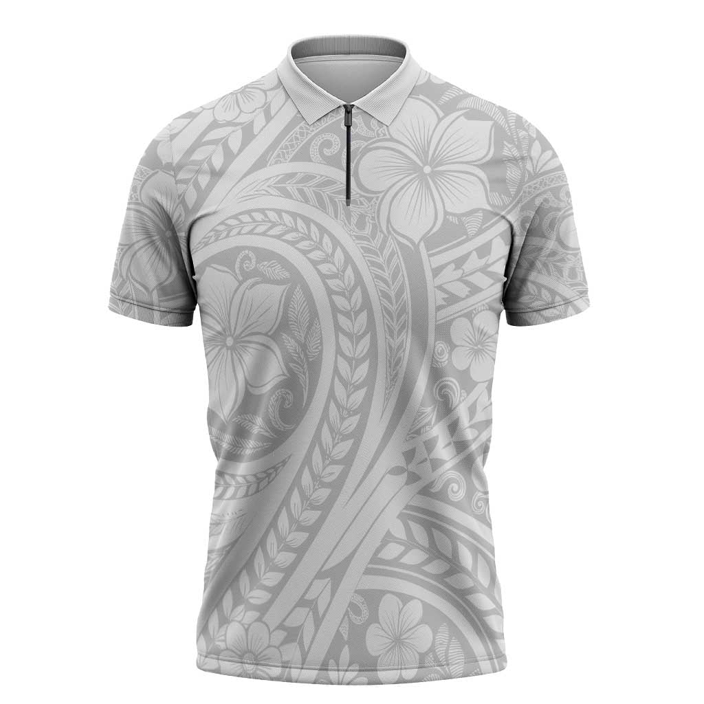 Lotu Tamaiti Samoan Polynesian Tribal Zipper Polo Shirt - Polynesian Pride