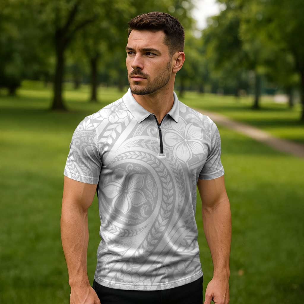 Lotu Tamaiti Samoan Polynesian Tribal Zipper Polo Shirt - Polynesian Pride