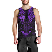 FSM Chuuk States Men Tank Top Micronesia Vintage Polynesian Tribal Purple Version LT9 - Polynesian Pride