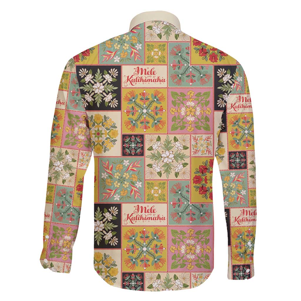 Mele Kalikimaka Hawaii Christmas Family Matching Puletasi and Hawaiian Shirt Melemele Mama Seamless Floral Motif - Polynesian Pride
