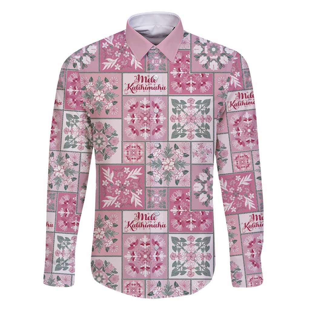 Mele Kalikimaka Hawaii Christmas Family Matching Mermaid Dress and Hawaiian Shirt Akala Seamless Floral Motif - Polynesian Pride