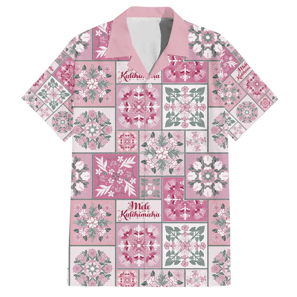 Mele Kalikimaka Hawaii Christmas Family Matching Puletasi and Hawaiian Shirt Akala Seamless Floral Motif - Polynesian Pride