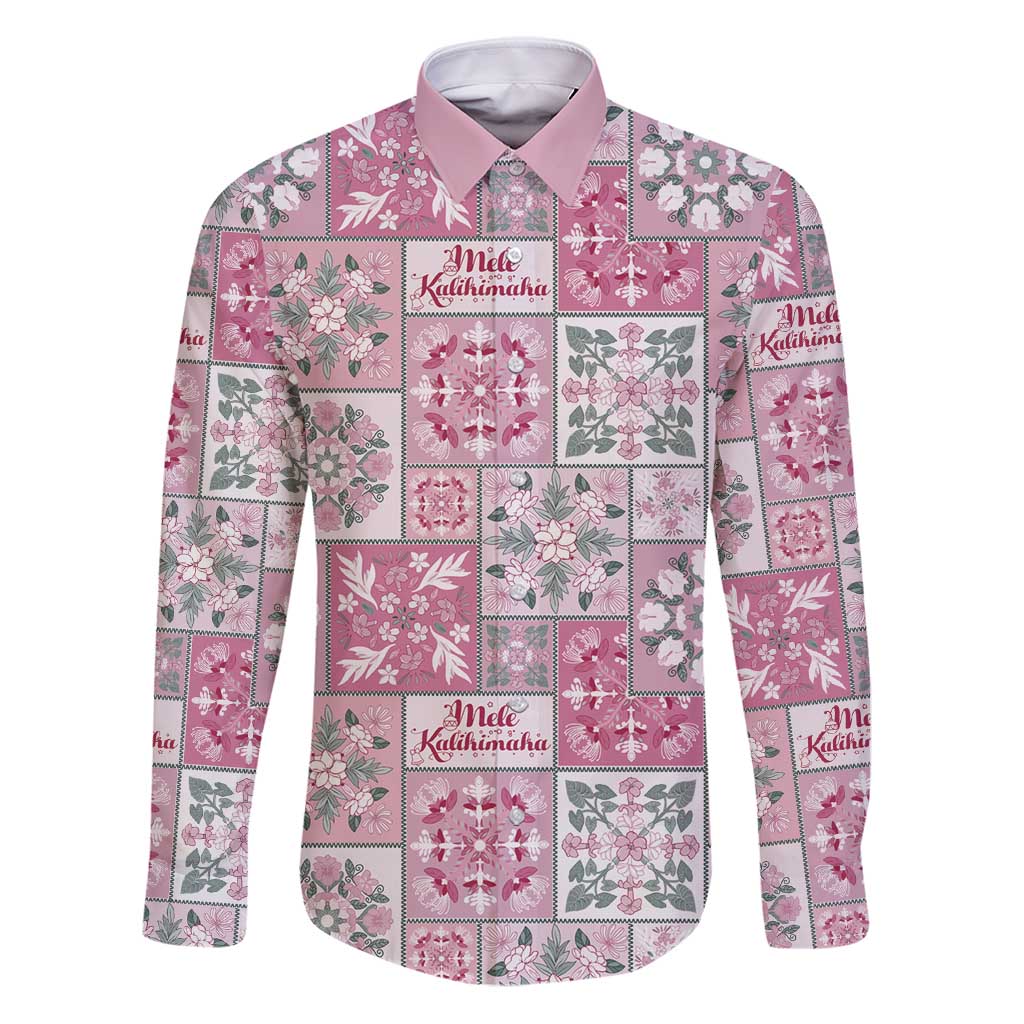 Mele Kalikimaka Hawaii Christmas Family Matching Puletasi and Hawaiian Shirt Akala Seamless Floral Motif - Polynesian Pride