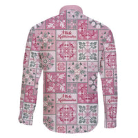 Mele Kalikimaka Hawaii Christmas Family Matching Puletasi and Hawaiian Shirt Akala Seamless Floral Motif - Polynesian Pride