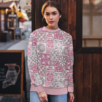 Mele Kalikimaka Hawaii Christmas Ugly Christmas Sweater Akala Seamless Floral Motif LT9 - Polynesian Pride