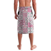 Mele Kalikimaka Hawaii Christmas Lavalava Akala Seamless Floral Motif - Polynesian Pride