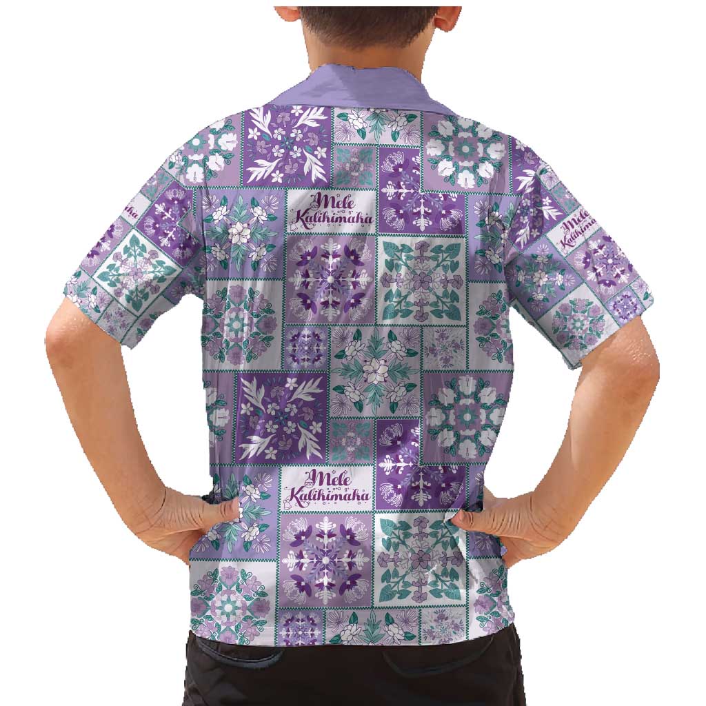 Mele Kalikimaka Hawaii Christmas Family Matching Mermaid Dress and Hawaiian Shirt Poni Seamless Floral Motif - Polynesian Pride