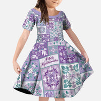 Mele Kalikimaka Hawaii Christmas Family Matching Mermaid Dress and Hawaiian Shirt Poni Seamless Floral Motif - Polynesian Pride