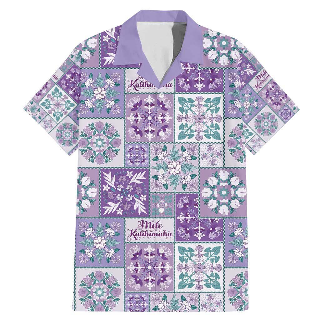 Mele Kalikimaka Hawaii Christmas Family Matching Mermaid Dress and Hawaiian Shirt Poni Seamless Floral Motif - Polynesian Pride