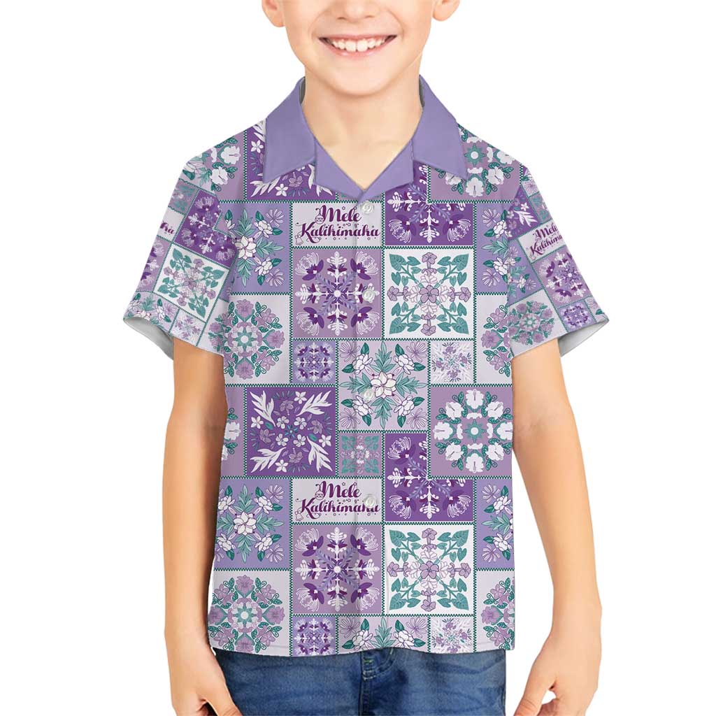 Mele Kalikimaka Hawaii Christmas Family Matching Tank Maxi Dress and Hawaiian Shirt Poni Seamless Floral Motif - Polynesian Pride