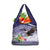 American Samoa Bald Eagle Grocery Bag Polynesian Tropical Flowers