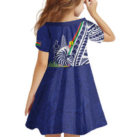 New Caledonia Kagu Bird Family Matching Long Sleeve Bodycon Dress and Hawaiian Shirt Polynesian Tropical Flowers LT9 - Polynesian Pride