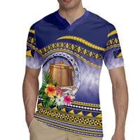 Tokelau Tuluma Rugby Jersey Polynesian Tropical Flowers