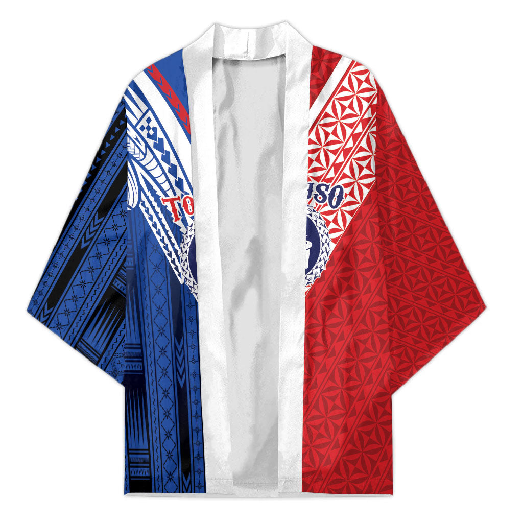 TokoUso Samoa Tonga Personalised Kimono Pacific Brotherhood Tribal Pattern