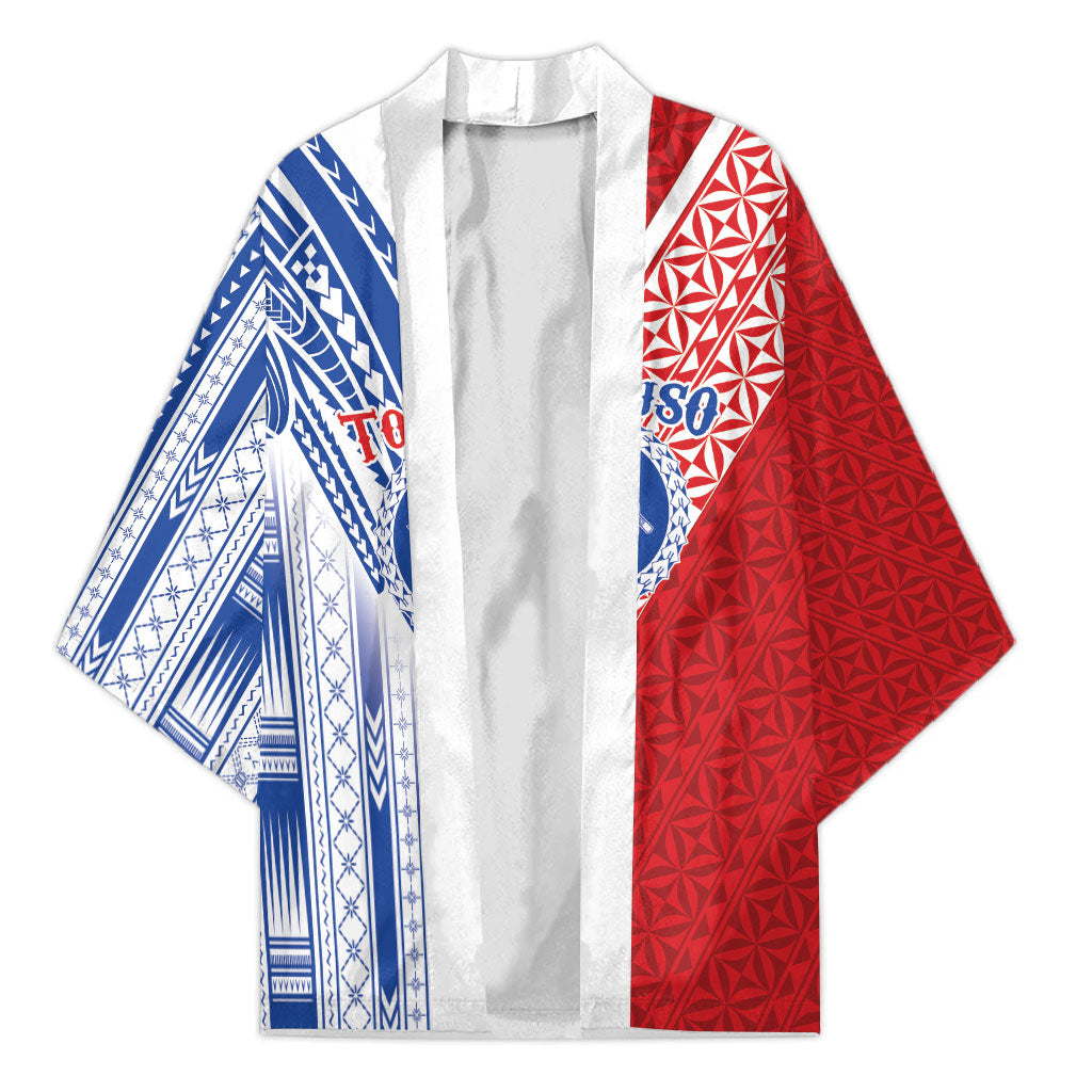 TokoUso American Samoa Tonga Personalised Kimono Pacific Brotherhood Tribal Pattern